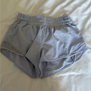 Light Blue Lululemon Hotty Hot Shorts